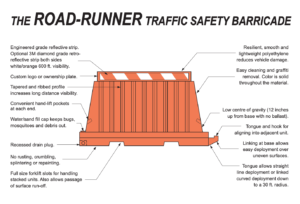 RoadRunner Traffic Safety Barricade Drawing